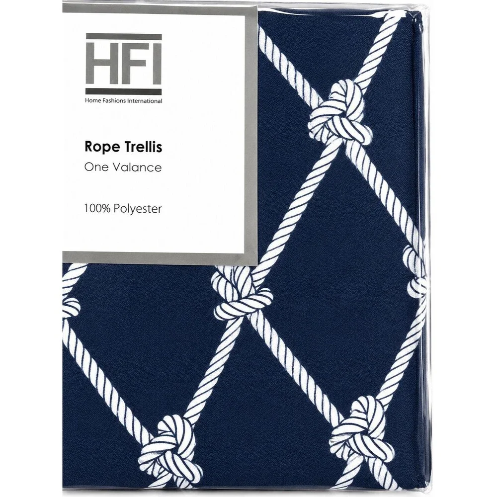 Home Fashions Intl navy rope